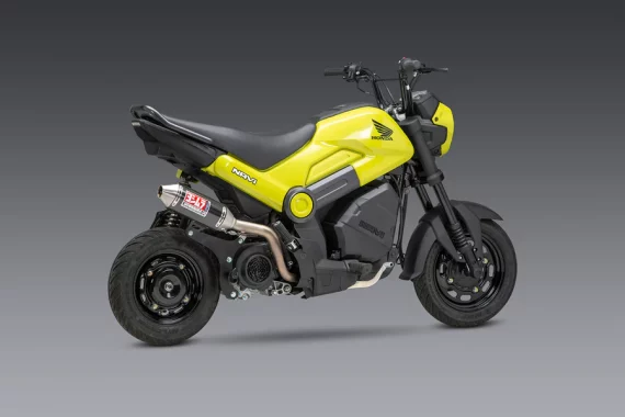YOSHIMURA RACE MINI RS-2 WORKS FINISH STAINLESS FULL SYSTEM WITH CARBON MUFFLER - HONDA NAVI