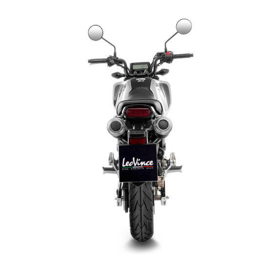Leo Vince Dual High Mount Full Exhaust system for the 2022+ Honda GROM ( 3 MUFFLER COLOR OPTIONS)