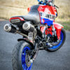 Leo Vince Dual High Mount Full Exhaust system for the 2022+ Honda GROM ( 3 MUFFLER COLOR OPTIONS)