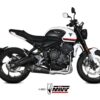 Mivv Exhaust Delta Race black for Triumph Trident 660
