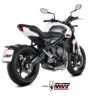 Mivv Exhaust Delta Race Black for Triumph Trident 660