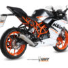 Mivv Exhaust Ghibli Stainless Steel System for KTM RC390 2014-2016.