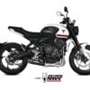 Mivv Exhaust X-M5 black for Triumph Trident 660