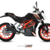 image Mivv Suono Black Stainless Or Stainless System for 2013-2016 KTM 390 Duke