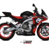Mivv Exhaust Delta Race Black for Aprilia RS660/Tuono 660