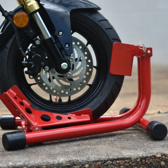 Baxley Wheel Chock - Small Bore Bikes - 7 COLOR OPTIONS