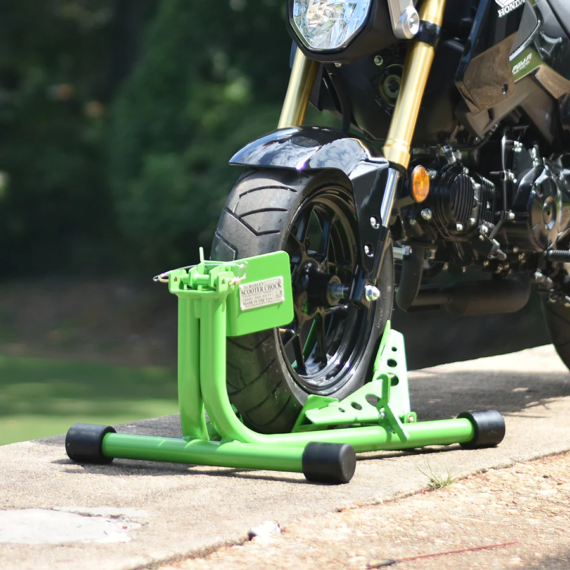 Baxley Wheel Chock - Small Bore Bikes - 7 COLOR OPTIONS