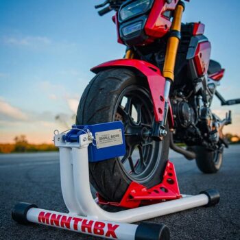 Baxley Wheel Chock - Small Bore Bikes - 11 COLOR OPTIONS