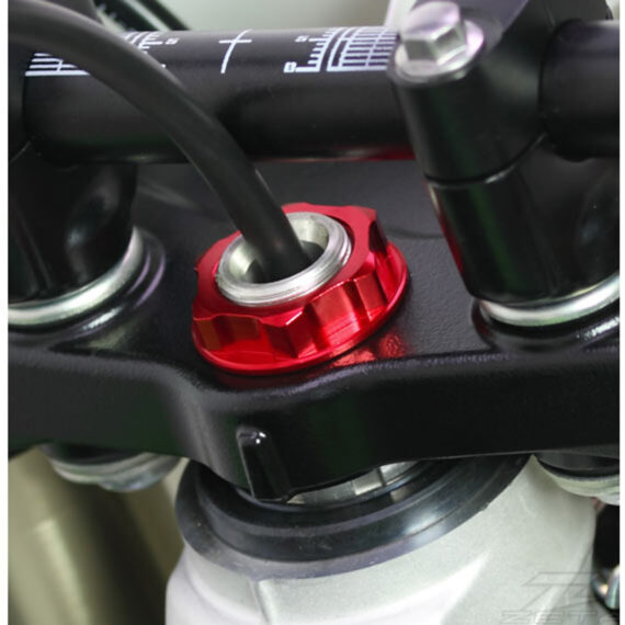 ZETA RED or BLACK STEERING STEM NUT