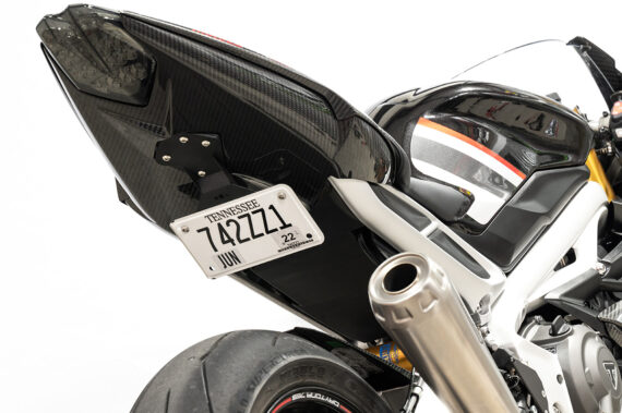 Motodynamic LED Smoked Tail Light-Turnsignals 2024+ Triumph Street Triple RS - OPTIONAL FENDER ELIMINATOR