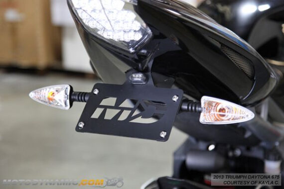 Motodynamic LED Smoked Tail Light-Turnsignals 2024+ Triumph Street Triple RS - OPTIONAL FENDER ELIMINATOR
