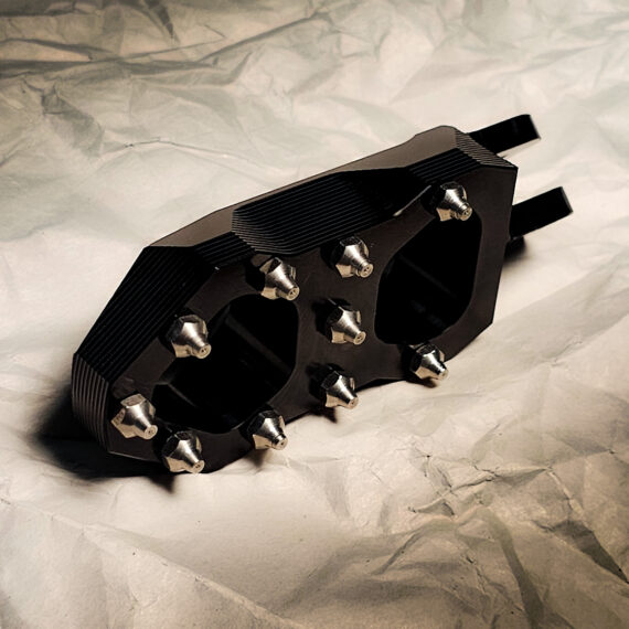 20230524_140929 OTB MX STYLE BLACK BILLET FOOTPEGS for Honda Dax