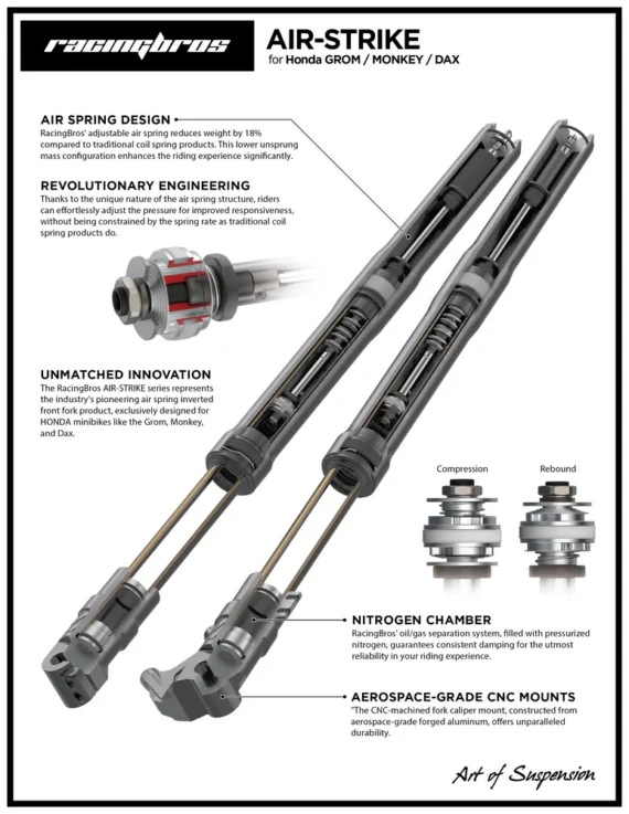Racing Bros. Air Strike Forks "Black"