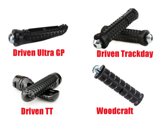 Billet Rearsets for KTM/GAS-GAS/Husqvarna 85 Supermoto by FRJ