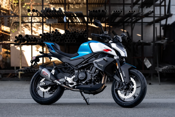 Yoshimura AT2 STAINLESS SLIP-ON EXHAUST, W/ STAINLESS MUFFLER for CFMoto 450 SS/NK 2024+