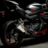 Yoshimura AT2 STAINLESS SLIP-ON EXHAUST, W/ STAINLESS MUFFLER for CFMoto 450 SS/NK 2024+