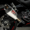 Yoshimura AT2 STAINLESS SLIP-ON EXHAUST, W/ STAINLESS MUFFLER for CFMoto 450 SS/NK 2024+