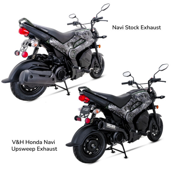 Vance & Hines Upsweep Exhaust System - HONDA NAVI
