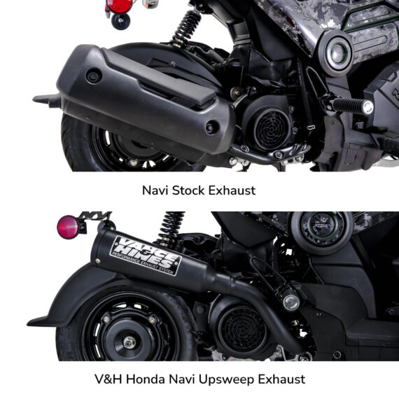 Vance & Hines Upsweep Exhaust System - HONDA NAVI