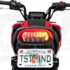 TST Industries Programmable & Sequential LED Integrated Tail Light for Honda Grom 2022+ - SMOKE LENS-(21HGINT)