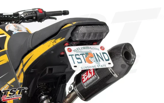 TST Industries Programmable and Sequential LED Integrated Smoked Lens Tail Light for Honda Grom 2013-2020 (13HGINT)