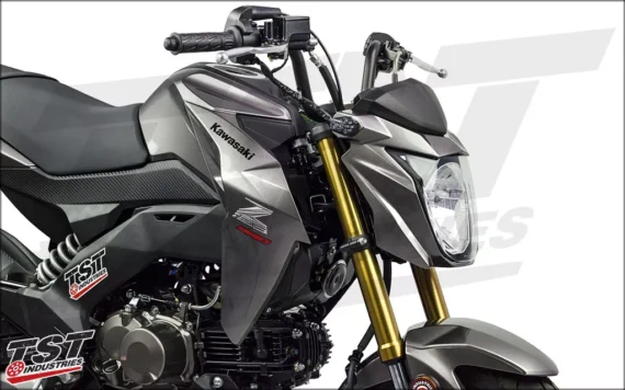 TST Industries LED Front Flushmount Turn Signals for 2017+ Kawasaki Z125 (FLS01)