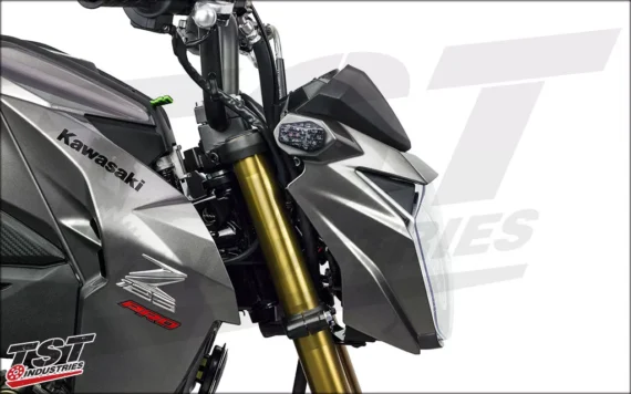 TST Industries LED Front Flushmount Turn Signals for 2017+ Kawasaki Z125 (FLS01)