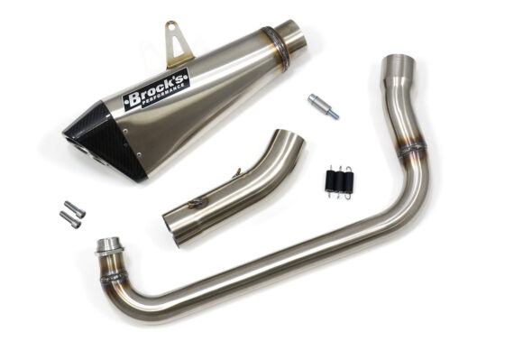 BROCKS PERFORMANCE Penta-Carbon High Mount Full System Honda Grom