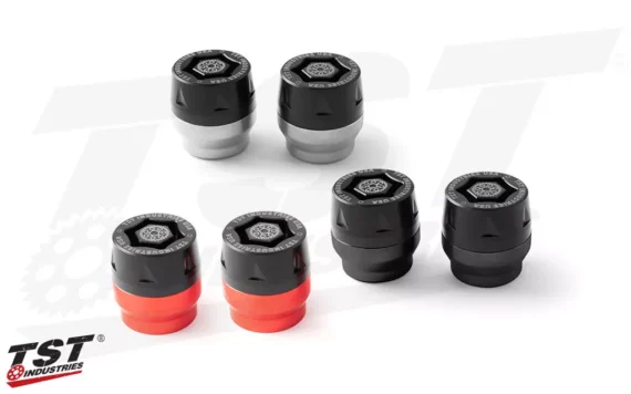 TST Industries(SILVER, RED or BLACK) Front or Rear Axle Slider Kit