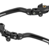 BONAMICI KAWASAKI NINJA ZX-4RR FOLDING LEVERS (BLACK)