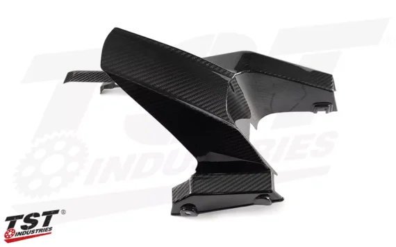 TST CARBON FIBER REAR TIRE HUGGER & CHAIN GUARD - HONDA GROM