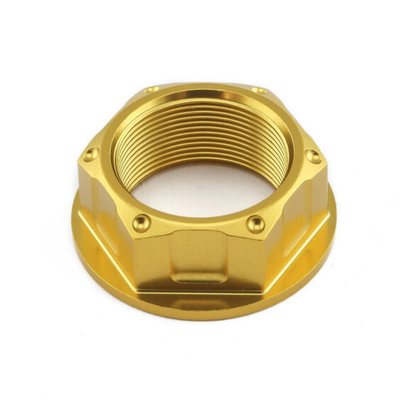 Pro Bolt Aluminum Flanged Top Yoke Nut (7 COLOR OPTIONS)