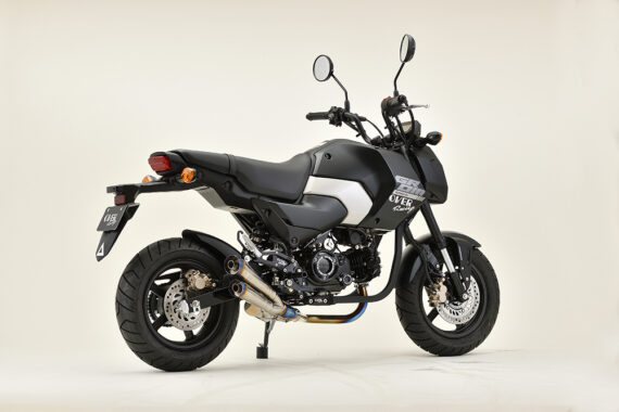 OVER RACING TWIN MEGAPHONE FULL TITANIUM EXHAUST - HONDA GROM (PRE ORDER)