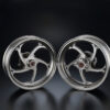 Over Racing GP-V Forged Alum Wheels -Titanium Color - Kawasaki Z125