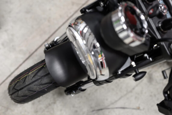 Lowered Rizoma Front Fender & MNNTHBX Billet Mounts - Honda Dax/Grom/Monkey