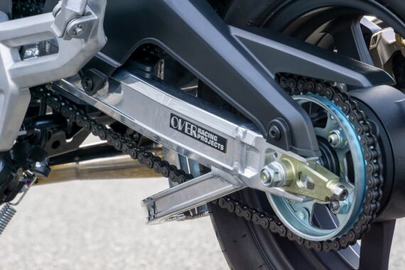 OVER RACING (2 INCH LONGER) EXTENDED SWING ARM W/ BRACE - 22+ Honda GROM (52-223-221)