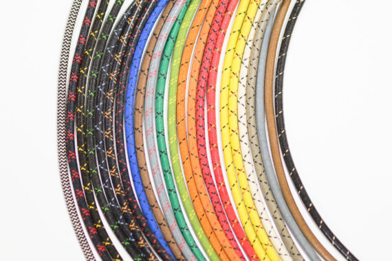 MNNTHBX Custom Cloth Braided Spark Plug Wire (23 COLOR OPTIONS)