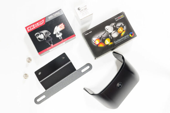 MNNTHBX Honda Dax 125 Billet Rear Fender with Brake Light & Turn Signal Complete Kit