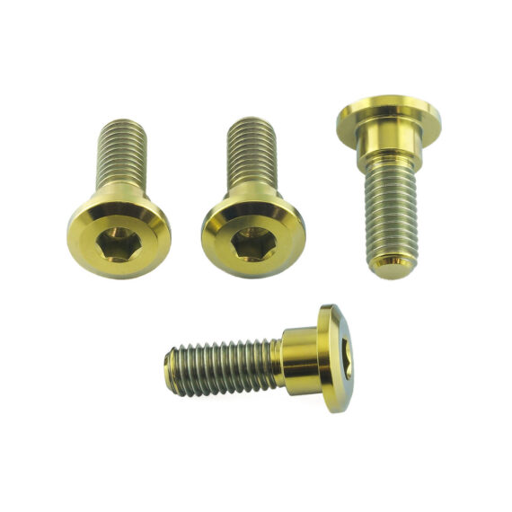 Pro Bolt - Titanium FRONT or REAR Brake Rotor Bolt Kit- Honda Grom - (4 COLOR OPTIONS)