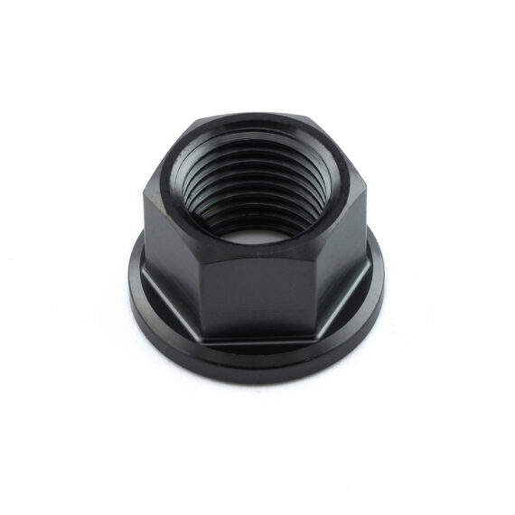 Pro Bolt Titanium Flanged REAR Axle Nut - (4 COLOR OPTIONS)