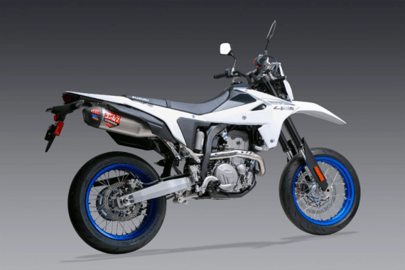 2025+ Suzuki DR-Z400 S/SM - RS-12 STAINLESS Full Exhaust, W/ STAINLESS MUFFLER by Yoshimura