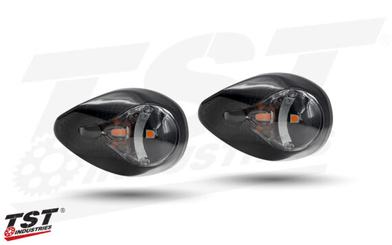 TST LED FRONT FLUSHMOUNT TURN SIGNALS - SUZUKI DR-Z400 S/SM (FLH08-1)(CVS03-1)
