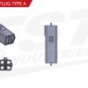 TST TURN SIGNAL PLUG ADAPTER -KAWASAKI Z125 (CVK01)