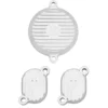 TB Billet Head & Valve Cover Set  SILVER – Honda Grom 2014- 2020