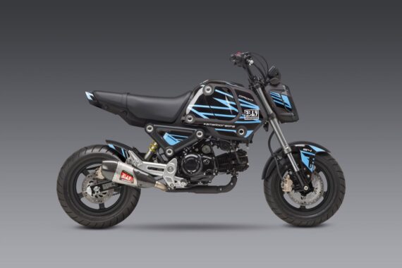 Yoshimura Graphics Kit - "EDG Blue" - Honda Grom 2022+