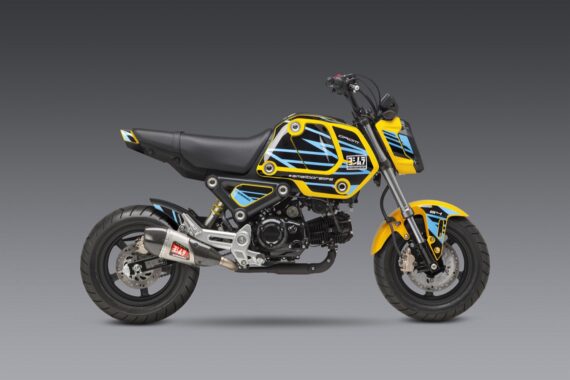 Yoshimura Graphics Kit - "EDG Blue" - Honda Grom 2022+