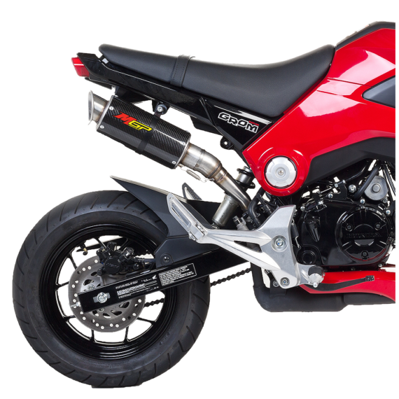 HOTBODIES MGP EXHAUST SLIP-ON w/ CARBON FIBER MUFFLER for 2014-2015 Honda Grom