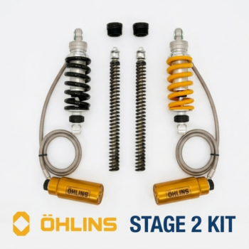 OHLINS STAGE 2 COMPLETE SUSPENSION KIT - 22+ GROM (BLACK or YELLOW SPRING)