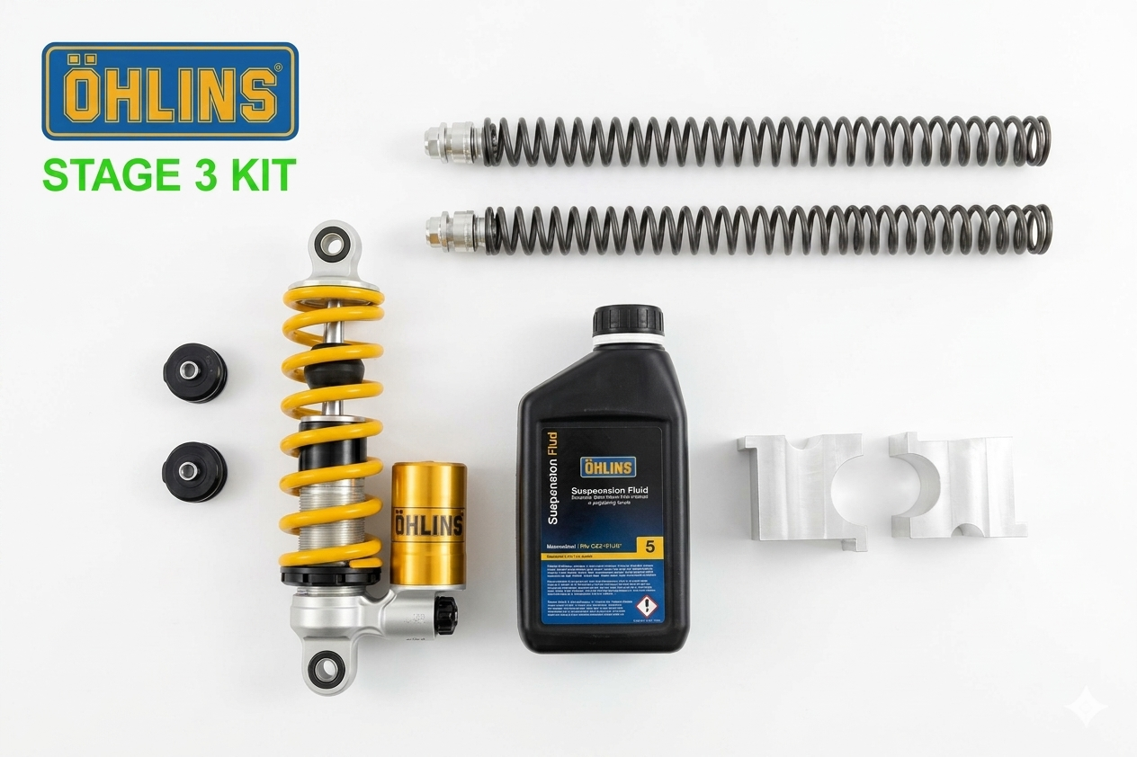 STAGE 2 OHLINS SUSPENSION KIT - KAWASAKI Z125 - MNNTHBX
